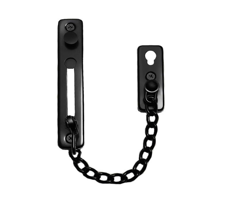 NELXULAS Security Door Chain 304 Stainless Steel Casting Door Surface-Mounted Lock Brushed Finish (C Style) - Image 1